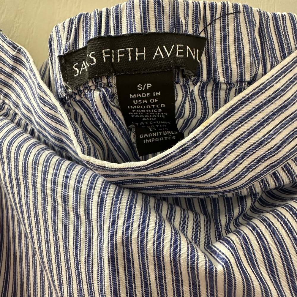 Off the shoulder stripes - Saks shirt